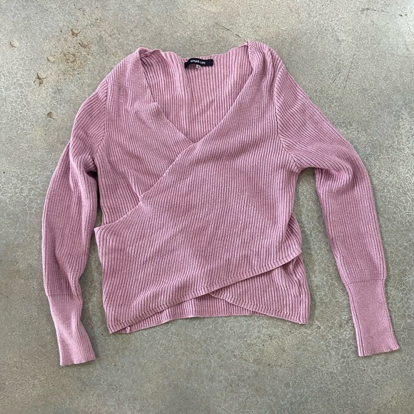 Sugarlips wrap  boho knit sweater - Picture 2 of 6